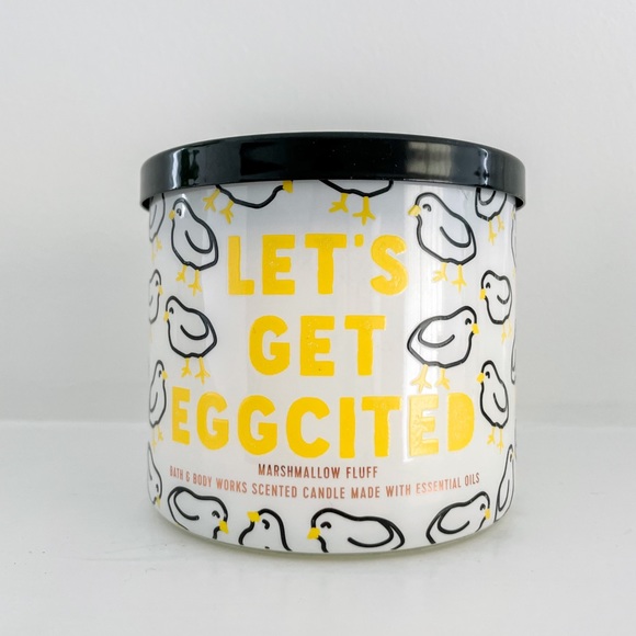 Bath & Body Works Other - BBW let’s get eggcited marshmallow fluff candle